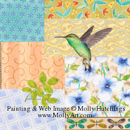Tiny view of painting
