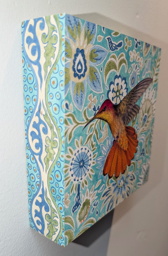 Tiny view of painting